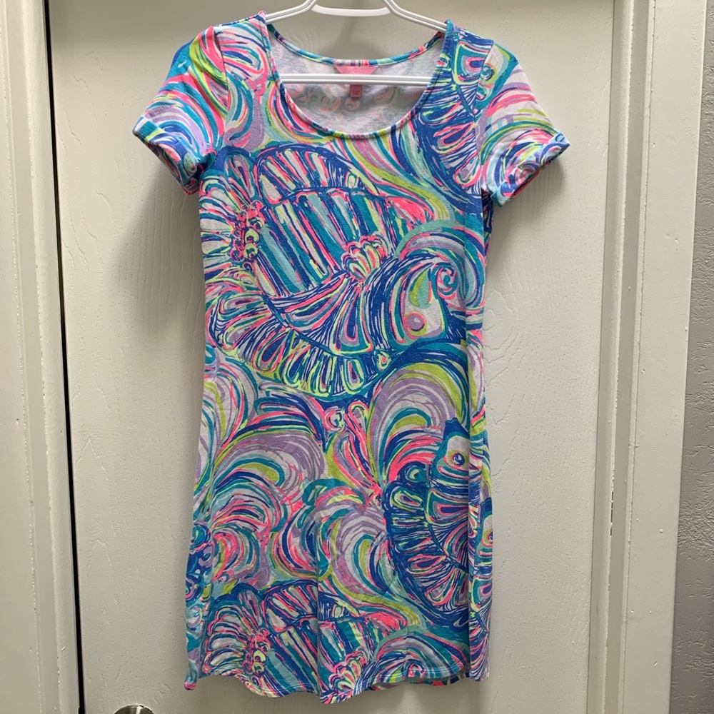 Lilly Pulitzer T Shirt Dress Size XS